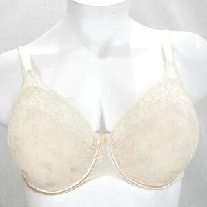 40D Playtex Secrets 4022 Jasmine Embroidery Underwire‎ Bra  Ivory